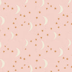 Organic Cotton Jersey Headband - Pink Moon