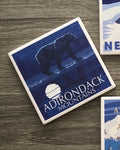 Night Bear Adirondacks Coaster