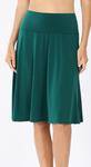 Fold Over Flared Skirt (XL) (Multiple Colors)