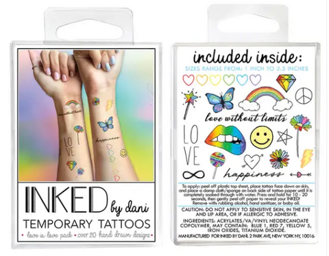 Love is Love Pack - Temporary Tattoos