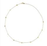 Milky Way Disc Chain Necklace - Silver or Gold