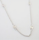 Milky Way Disc Chain Necklace - Silver or Gold