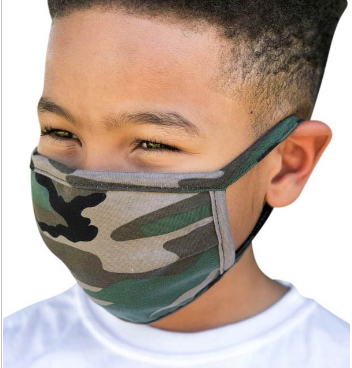 Kids' Soft Cotton Mask (Assorted Colors)
