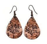 Tree Earrings (Silver or Copper)