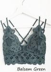 Crochet Lace Bralette (Multiple Colors) (S-XXL)