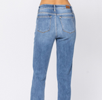 Judy Blue High Rise Double Cuff Slim Fit Jeans (11, 13, 18W)