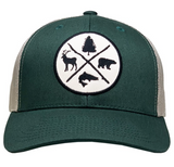 Outdoor Badge Mesh Hat - Camo