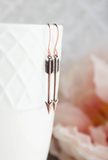 Copper Arrow Earrings