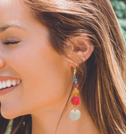 Hammered Disk Earrings