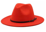 Orange Panama Hat
