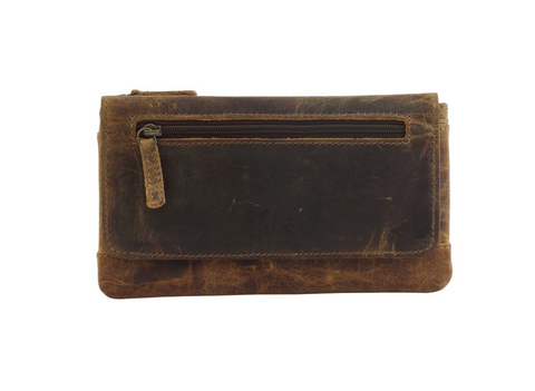 Oak Fire Leather Wallet