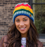 Beach Vibe Beanie Hat (with or without Pom)