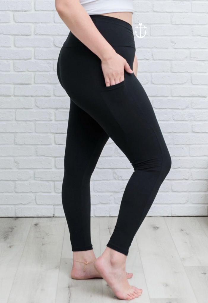 Anchored Arrows Leggings Fleece Lined Compression S XL