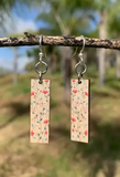Retro Blossom Wood Earrings