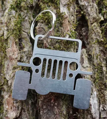 Jeep Steel Keychain