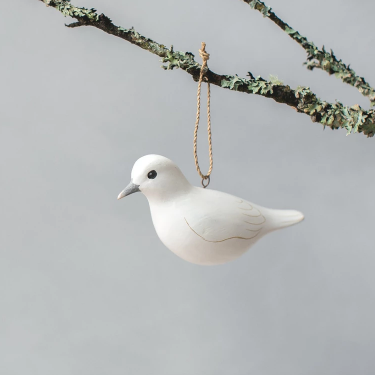 Hanging Dove Ornament