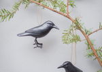 Hanging Crow Ornament